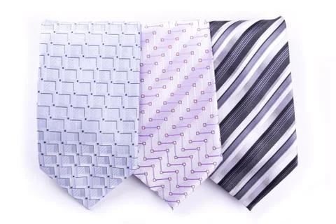 Three tie Stock-Fotos