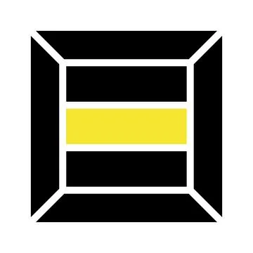 Three tiered storage box.  Concept of organization, storage, and shipping. Stock-Illustration