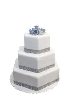 Three tiered wedding cake Photos