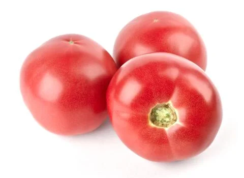 Three tomatoes Stock Photos