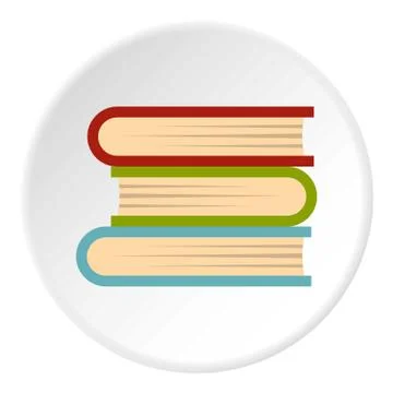 Three tutorial icon circle Stock Illustration