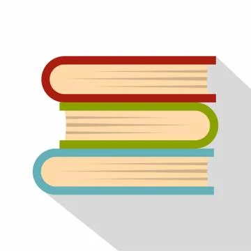 Three tutorial icon, flat style Stock Illustration