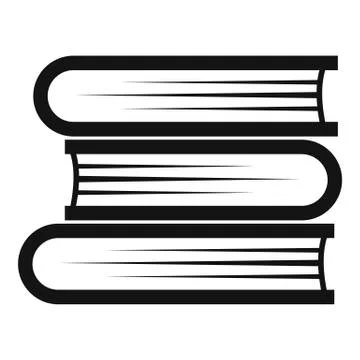 Three tutorial icon, simple style Stock Illustration