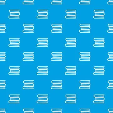 Three tutorial pattern seamless blue Stockillustratie