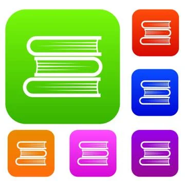 Three tutorial set collection Illustrazione stock