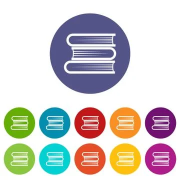 Three tutorial set icons Stockillustratie