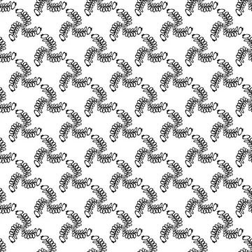 Three twigs pattern. Stock Illustration