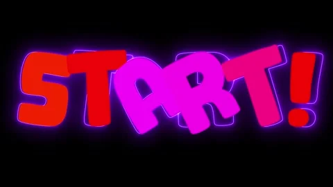 Three two one start countdown numbers. 3 2 1 in big text typography symbols. Stock Footage 295000089