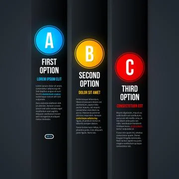 Three vertical banners for web. EPS 10 Stock Illustration
