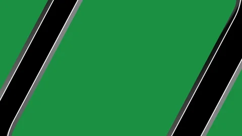Three vertical smartphone green screen mockups rotating on black Video stock 347769079