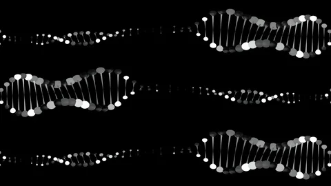 Three vertically arranged abstract forms in motion Stock Footage 105293265