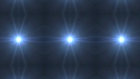 Three vibrant blue pulses beat rhythmically against a deep Stock Illustration