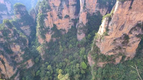 Three Views Platform三观台 in Zhangjiajie Stock Footage 319677086