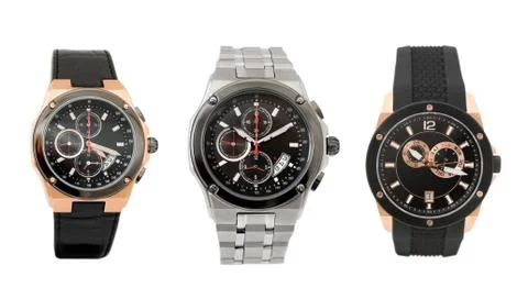 Three watches 写真素材