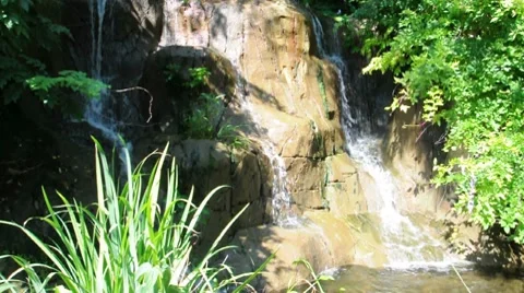 Three Waterfalls Stock Footage 7747513