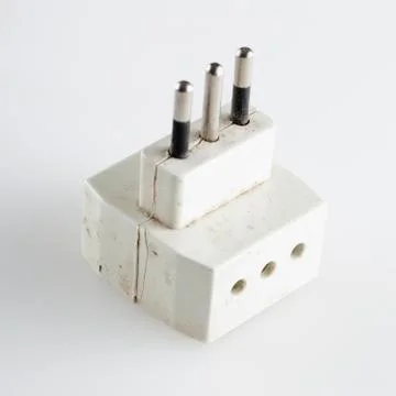 Three way plug Stock Photos