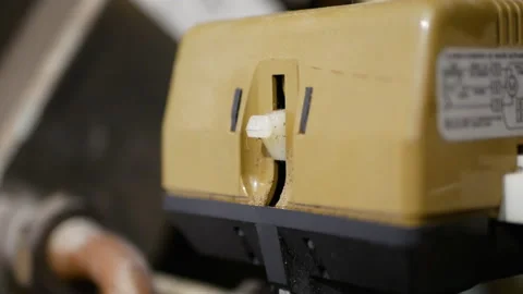 Three-way valve on pipe of the gas boiler. Stock Footage 169008440