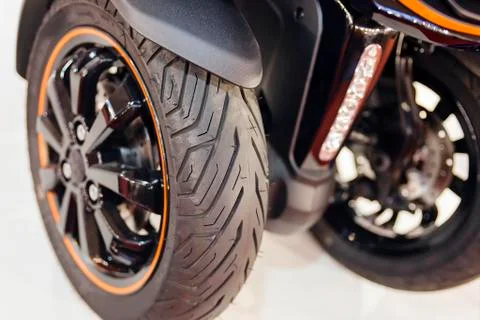 Three wheel scooter Stock Photos
