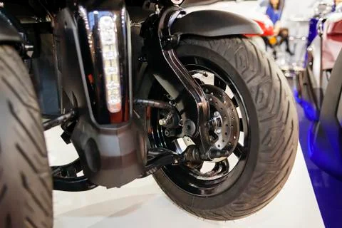 Three wheel scooter Stock Photos