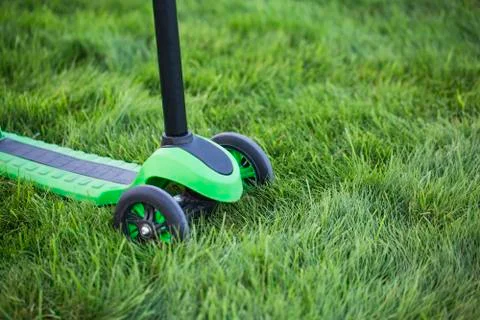 Three-wheeled scooter Foto stock