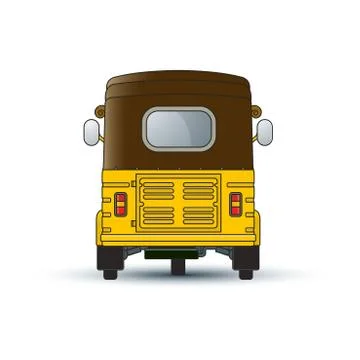 Three wheeler Stock Illustration