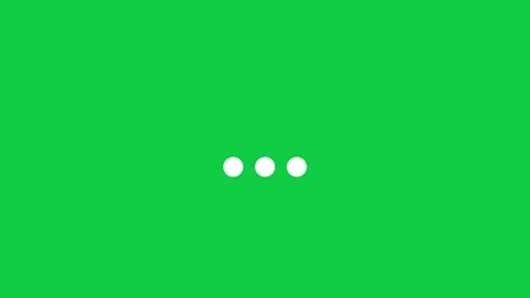 Three white dots bouncing one after another loading animation Vídeos de archivo 348279811
