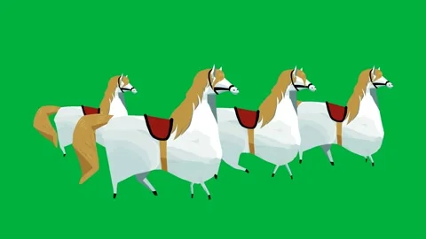 Three white ducks walking on green screen ideal for animal farm and nature Stock Footage 308867589