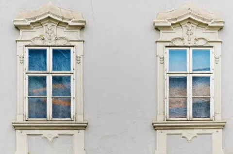 Three Windows Stock Photos