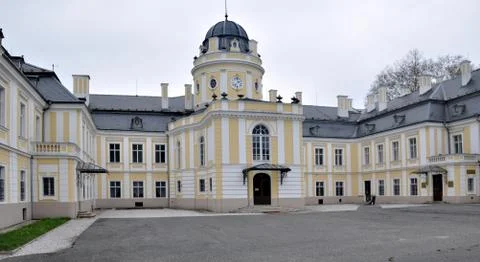 Three-wing castle Stock Photos