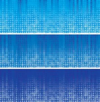 Three winter backgrounds Stock Illustration