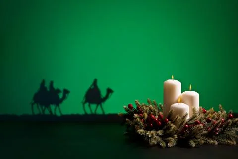 Three wise men Stock Photos