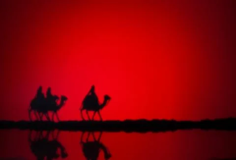 Three wise men Foto stock