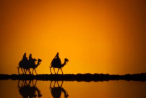 Three wise men Stock Photos