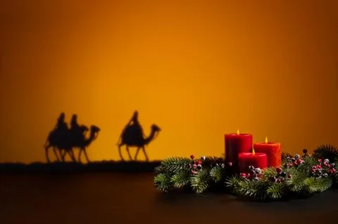 Three wise men Stock Photos