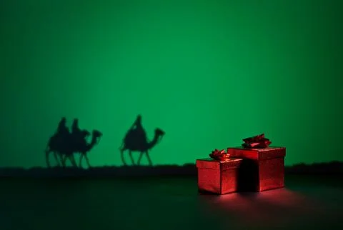 Three wise men Stock Photos