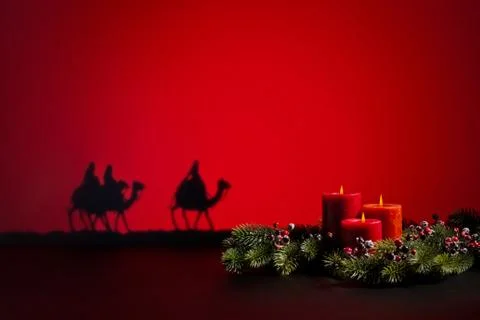 Three wise men Stock Photos