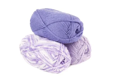 Three yarn clews Stock Photos
