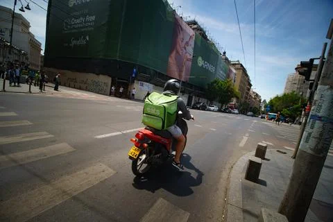 Three years since Uber Eats Romania was closed, Bucharest, Romania Photos