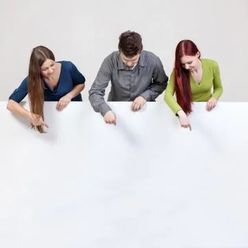 Three young friends. Stock Photos