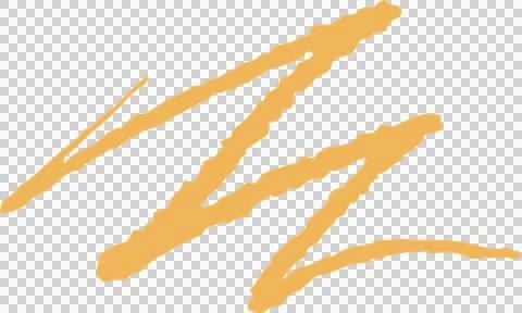 Three zigzag brushstroke marks are appearing in flat vector illustration, on Stockillustratie