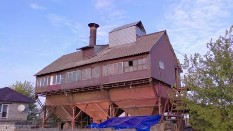 The Threshing Barn 库存影片 165098689