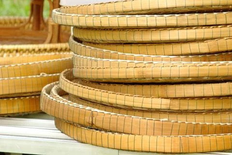 Threshing basket Stock Photos