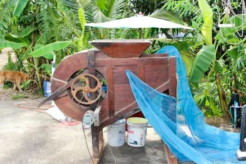 Threshing machine Stock Photos