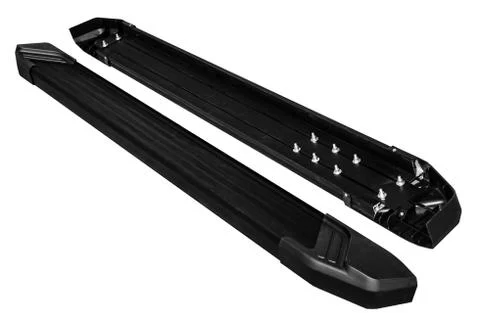 Threshold platform for the car on a white background Stock Photos