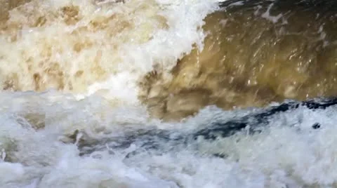 Threshold on the river Stock Footage 10946935