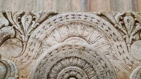 Threshold at Shri Ram Mandir, Chaphal, Satara Stock Footage 317949479