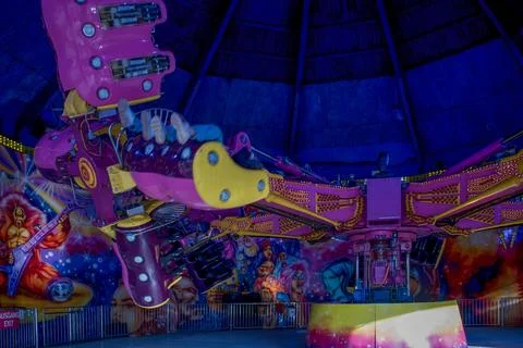 A thrill-seeker's delight experiencing the ecstasy of prater park Stock Photos