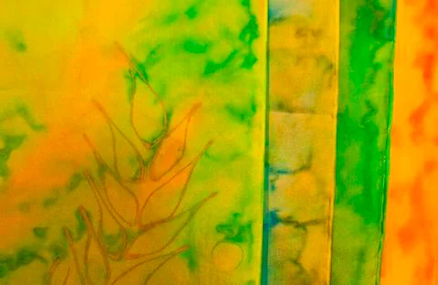 The thrill of the silk screen Stock Photos