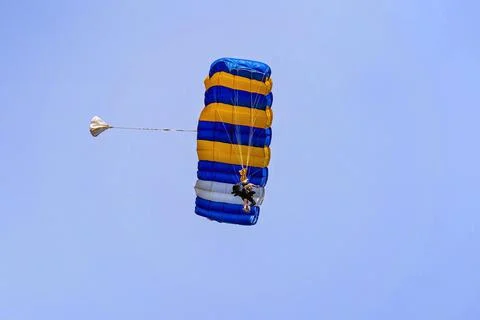 The Thrill Of Tandem Skydiving Stock Photos
