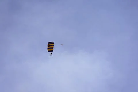 The Thrill Of Tandem Skydiving Stock Photos